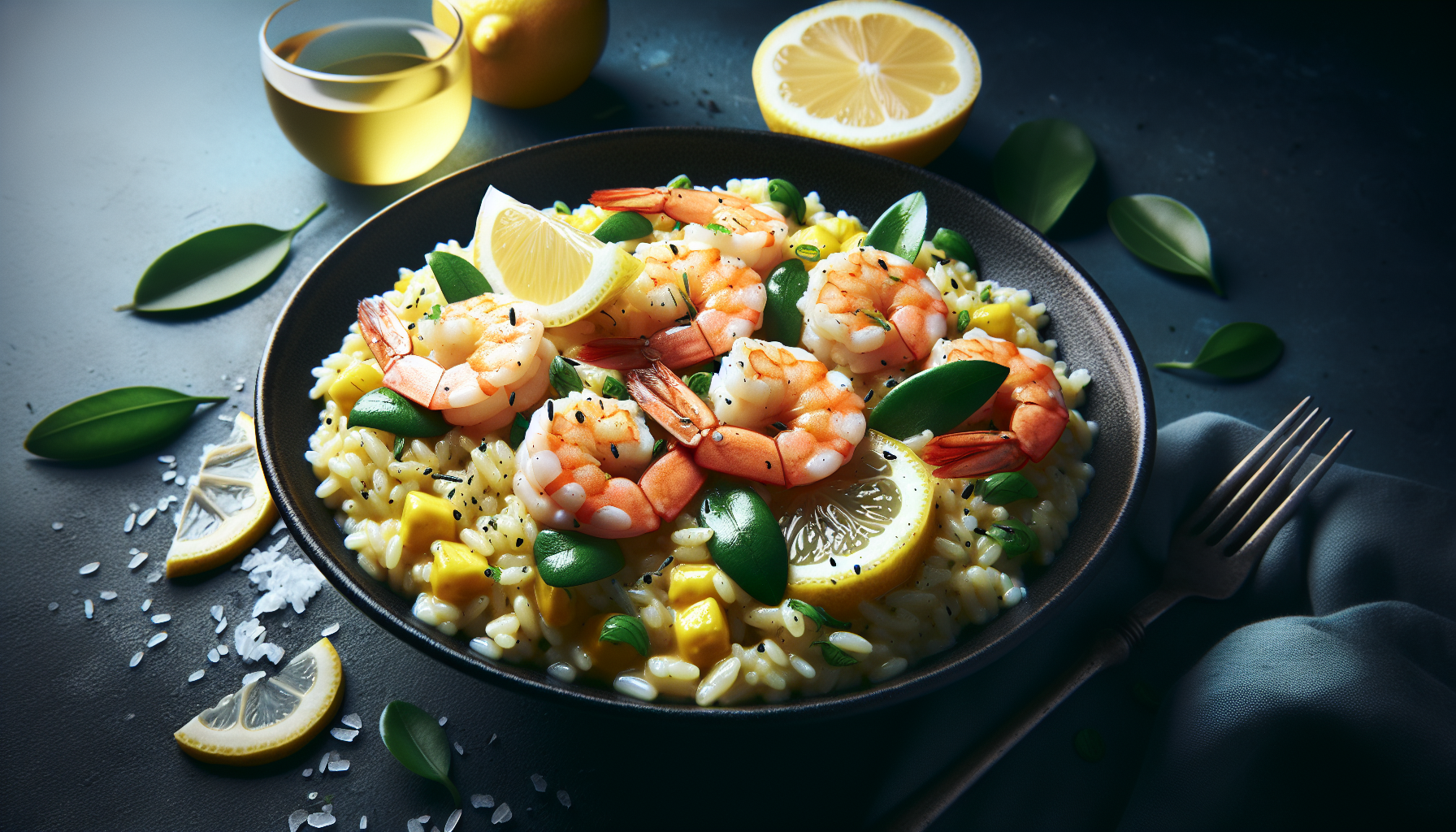 risotto gamberetti limone